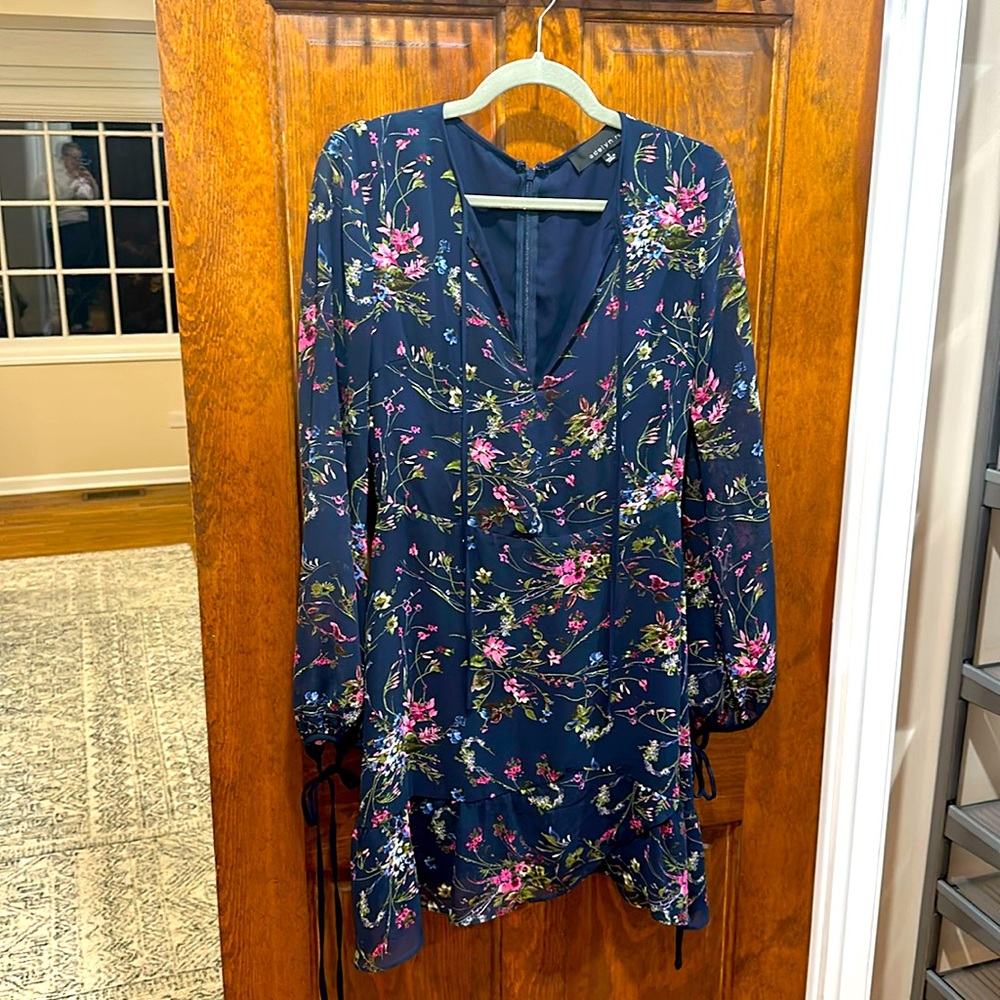 Navy floral adelyn rae mini dress